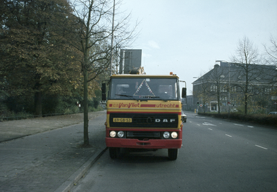 117455 Afbeelding van een vrachtauto van Transportbedrijf Van Vliet uit Utrecht op de Vleutenseweg te Utrecht, ter ...